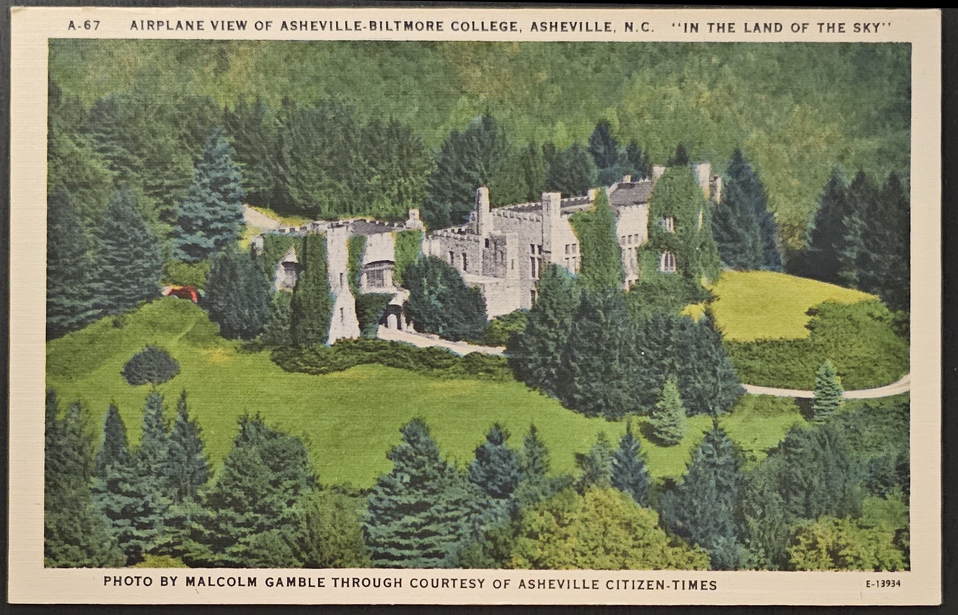 (image for) postcard USA - NC - North Carolina #0030